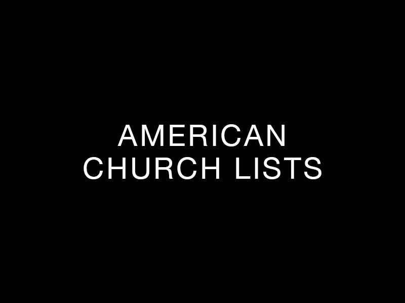 American Church Lists
